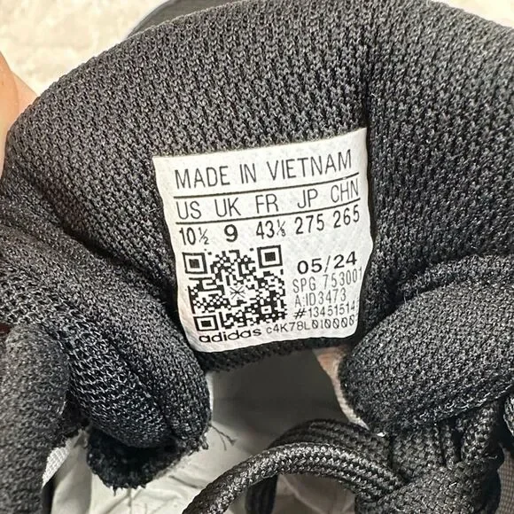 Adidas Terrex Anylander MI 10.5 All Black Women's Hiking Sneaker Rain Ready - Picture 2 of 15